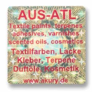 AUS-ATL - allergieauslösende Textilfarbe, Lacke, Kleber, Terpene, Duftöle, Kosmetika